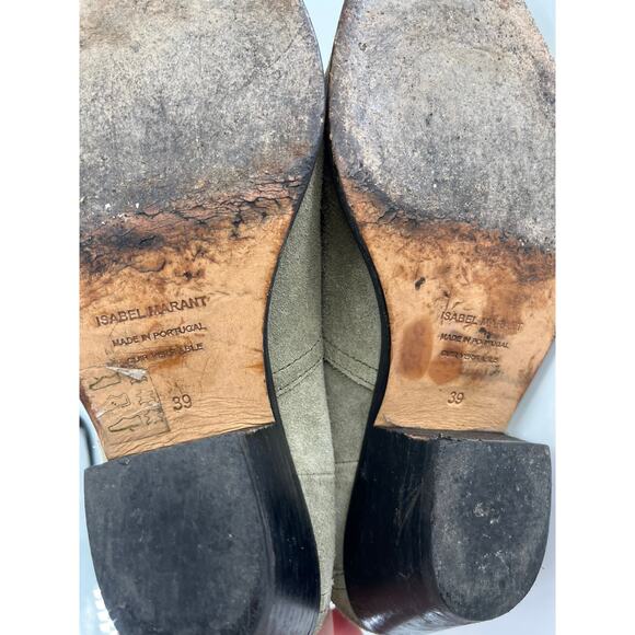 Isabel Marant Tan Ankle Boots - Picture 9 of 10